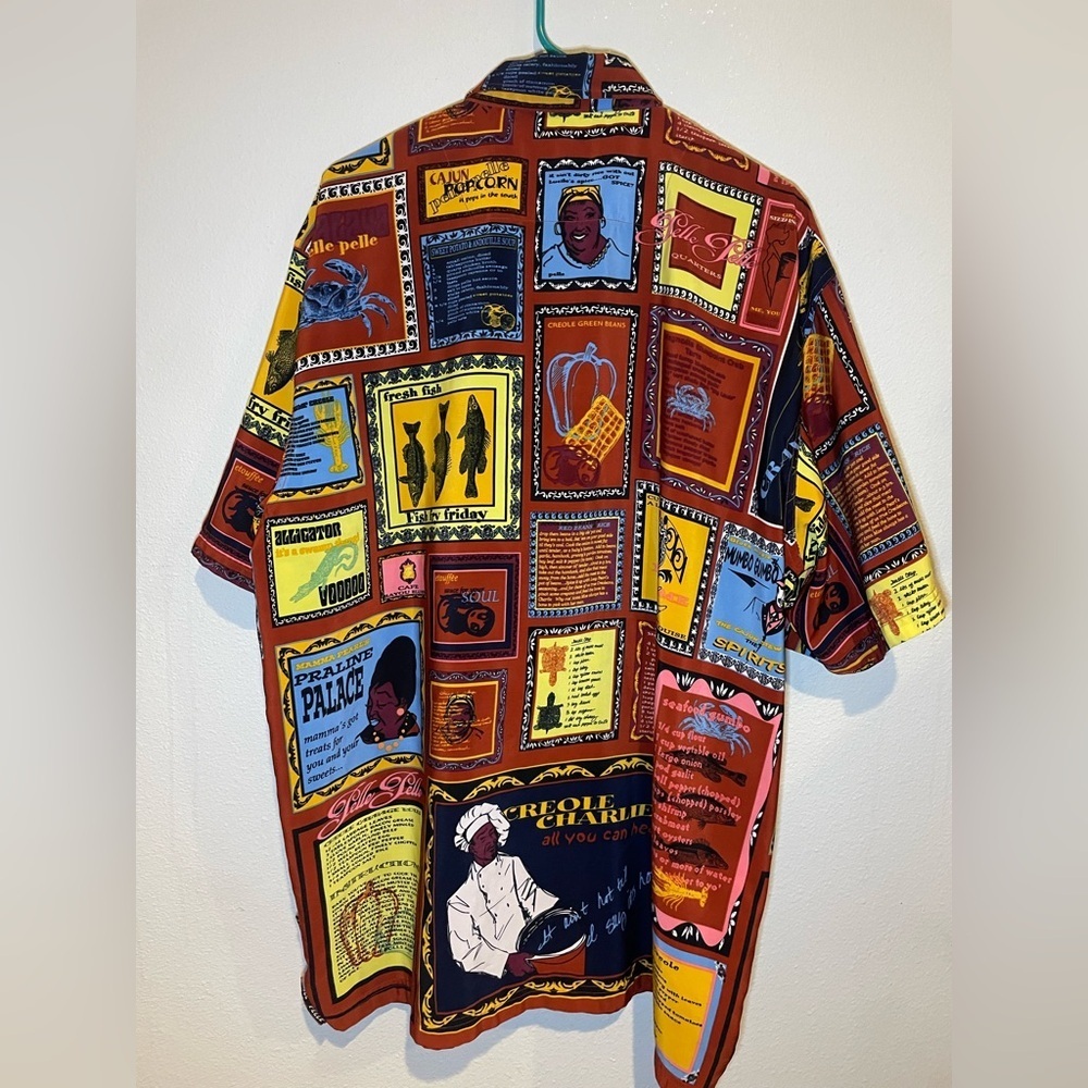 Pelle Pelle by Marc Bahaman Vintage Graphic Men's Shirt XL - Picture 7 of 7